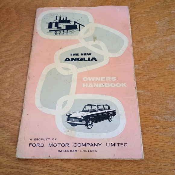 Ford Other - Vintage 1959 Ford New Anglia Owners Handbook Manual Dagenham England Original